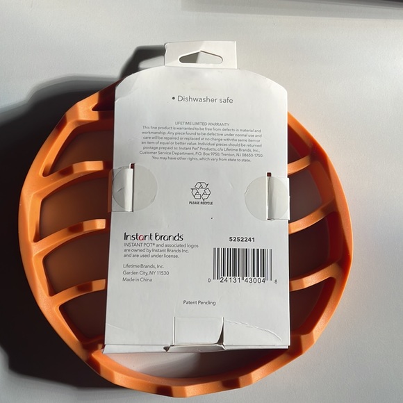 Brand New In Packaging Instant Pot, Orange Official Silicone Roasting Rack - Picture 2 of 2